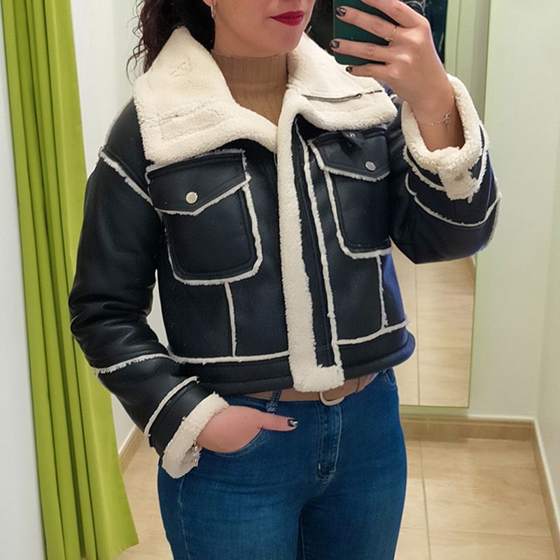 Chaqueta Aviador Negro