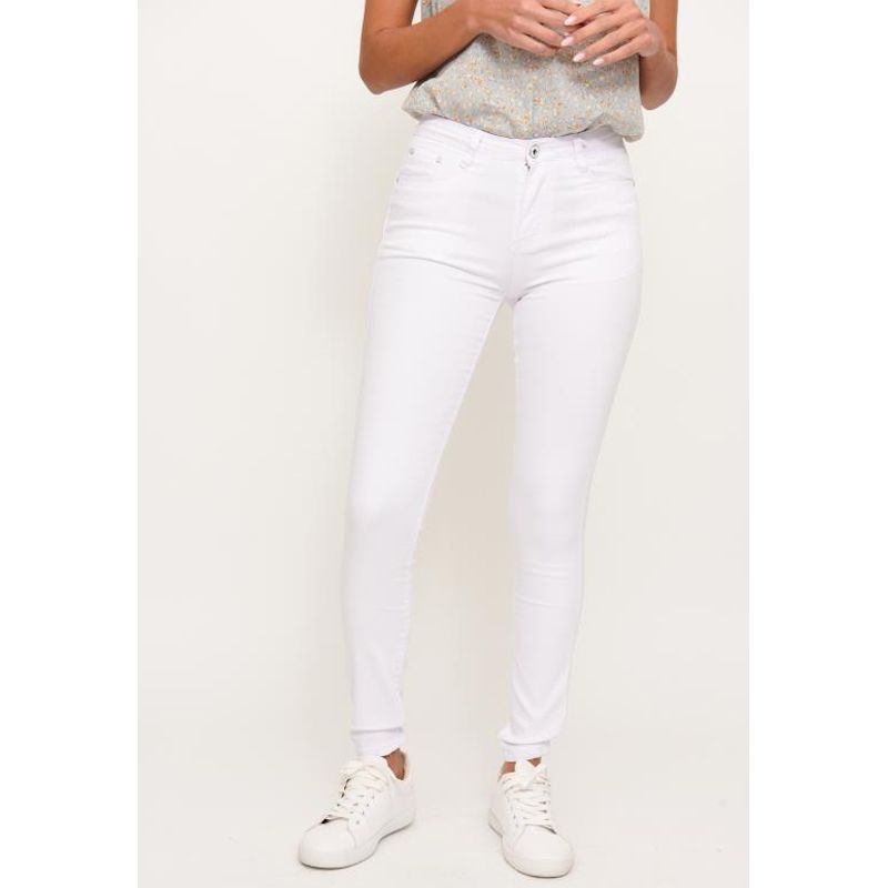 Jeans Skinny Push Up Blancos