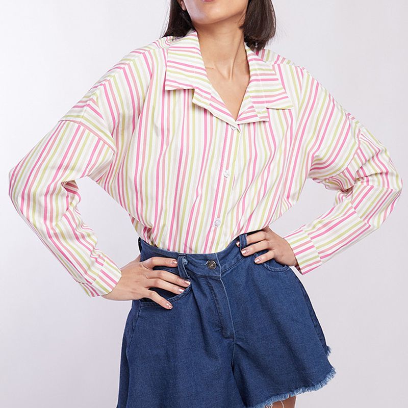 Camisa Rayas Multicolor