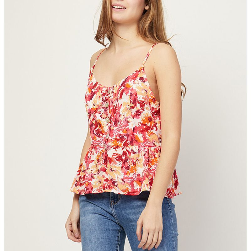Blusa Flores Tirantes