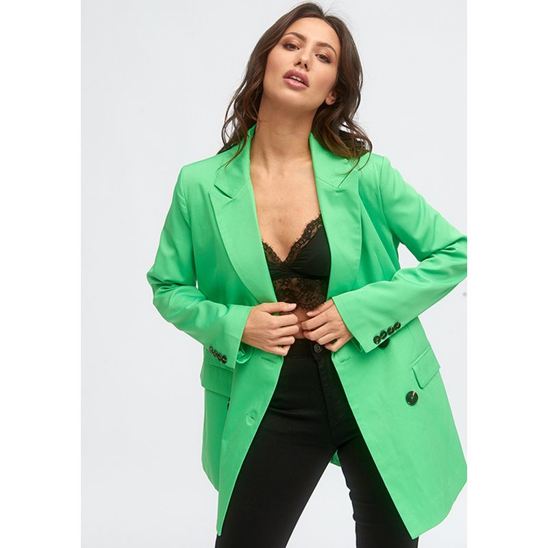 Blazer Cruzada Oversize Verde - Imagen 2