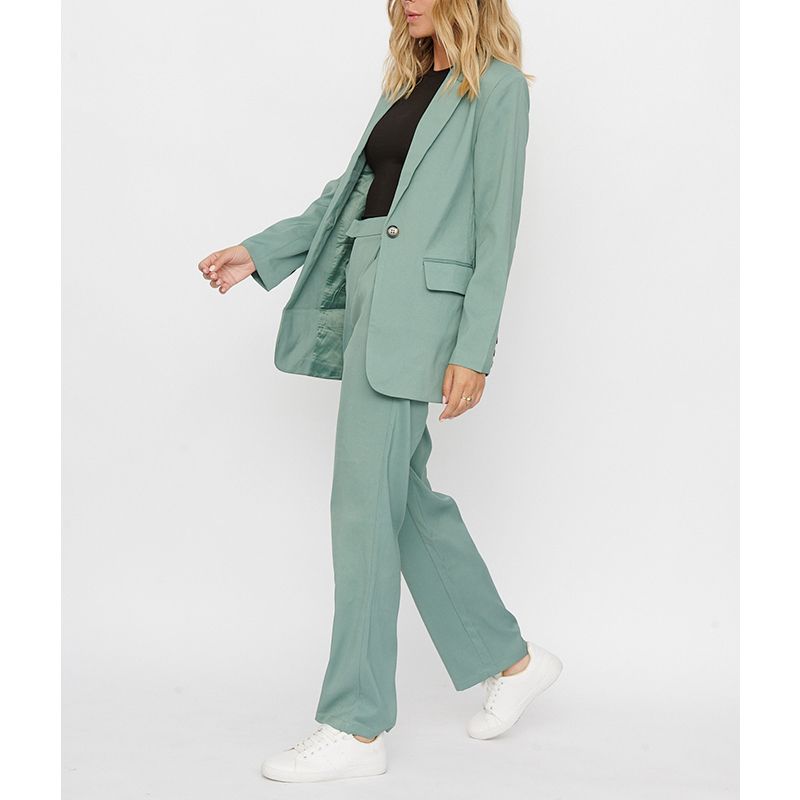 Blazer Traje Verde Jade