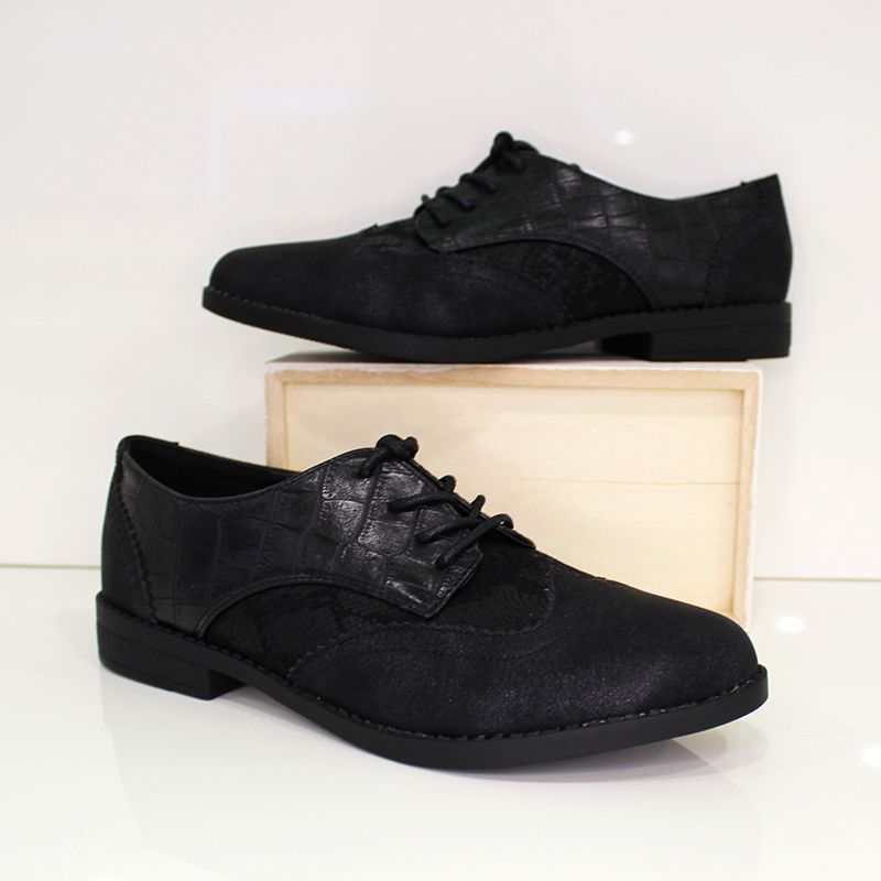 Mocasín Atado Texturas
