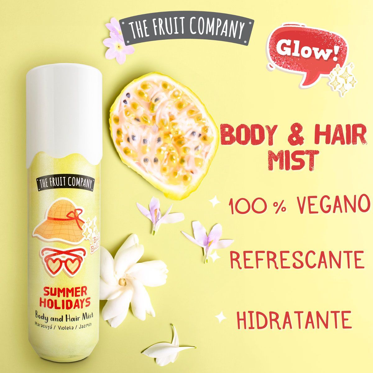 Hair & Body Mist Summer Holidays Glitter 200 ml - Imagen 2