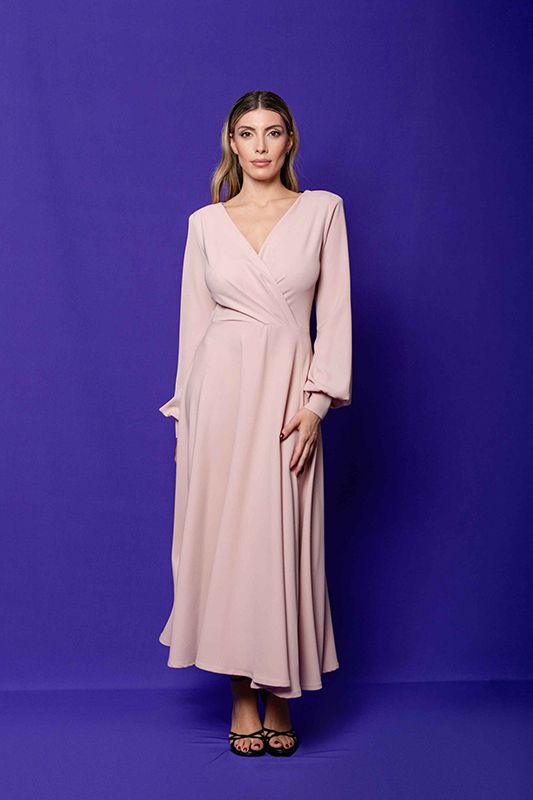Vestido Evasé Nude