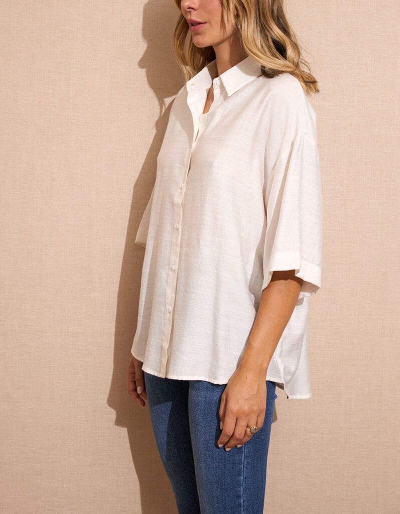 Camisa Jaspeada Oversize