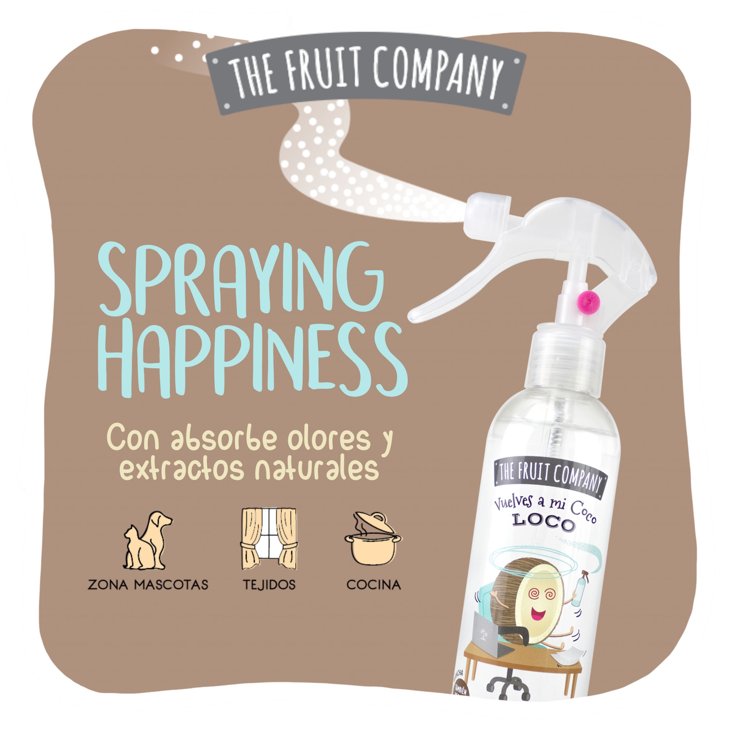 Spray Ambientador Multiusos Coco 250 ml - Imagen 3