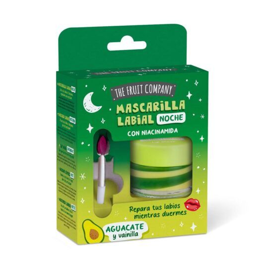 Mascarilla Labial Noche Aguacate y Vainilla 12 ml