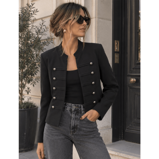 Chaqueta Napoleónica Negro
