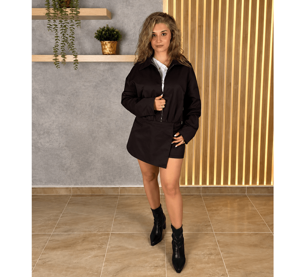 Chaqueta Bomber Conjunto Choco - Imagen 2